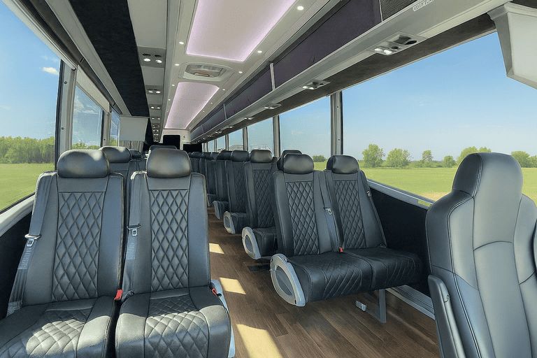 coach bus in Redlands