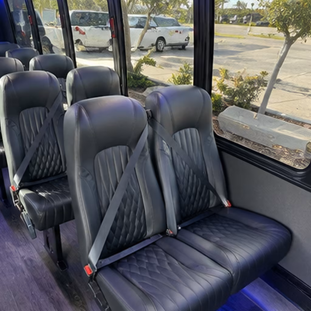 35 passenger minibus interior