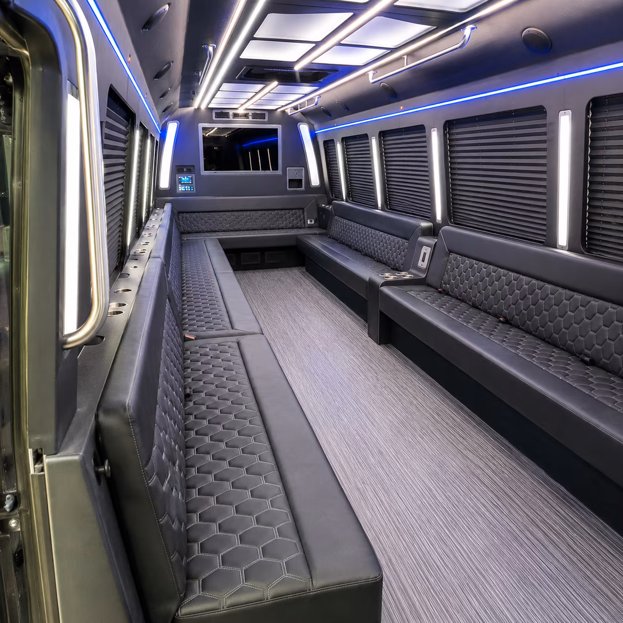 redlands party bus interior