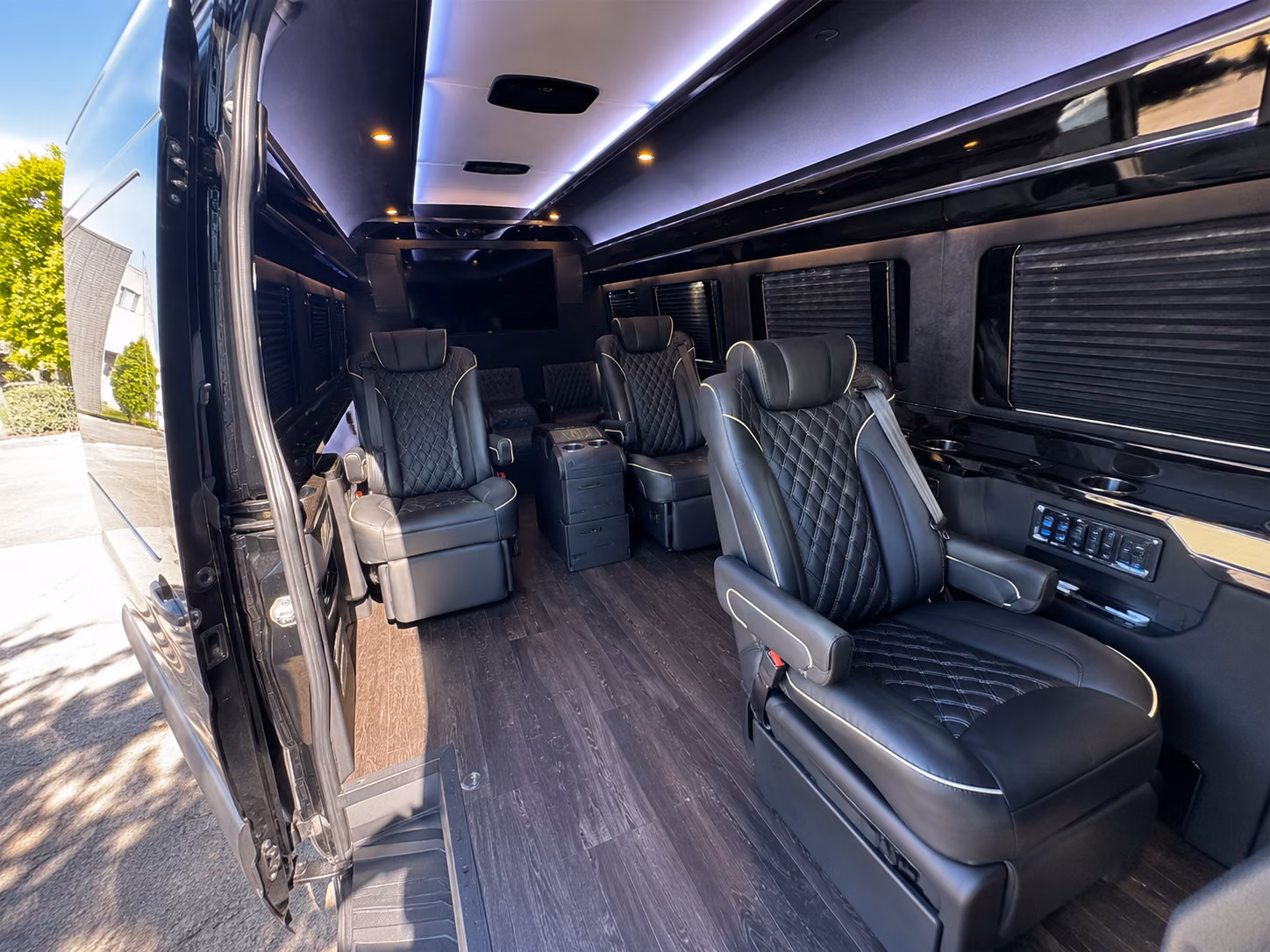 redlands prom transportation onboard seating