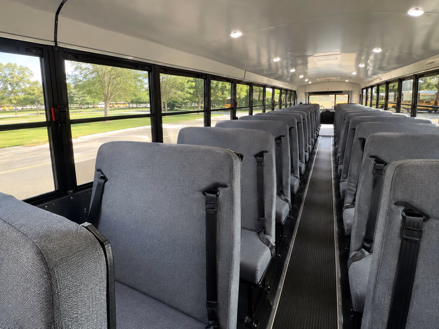 redlands school bus interior