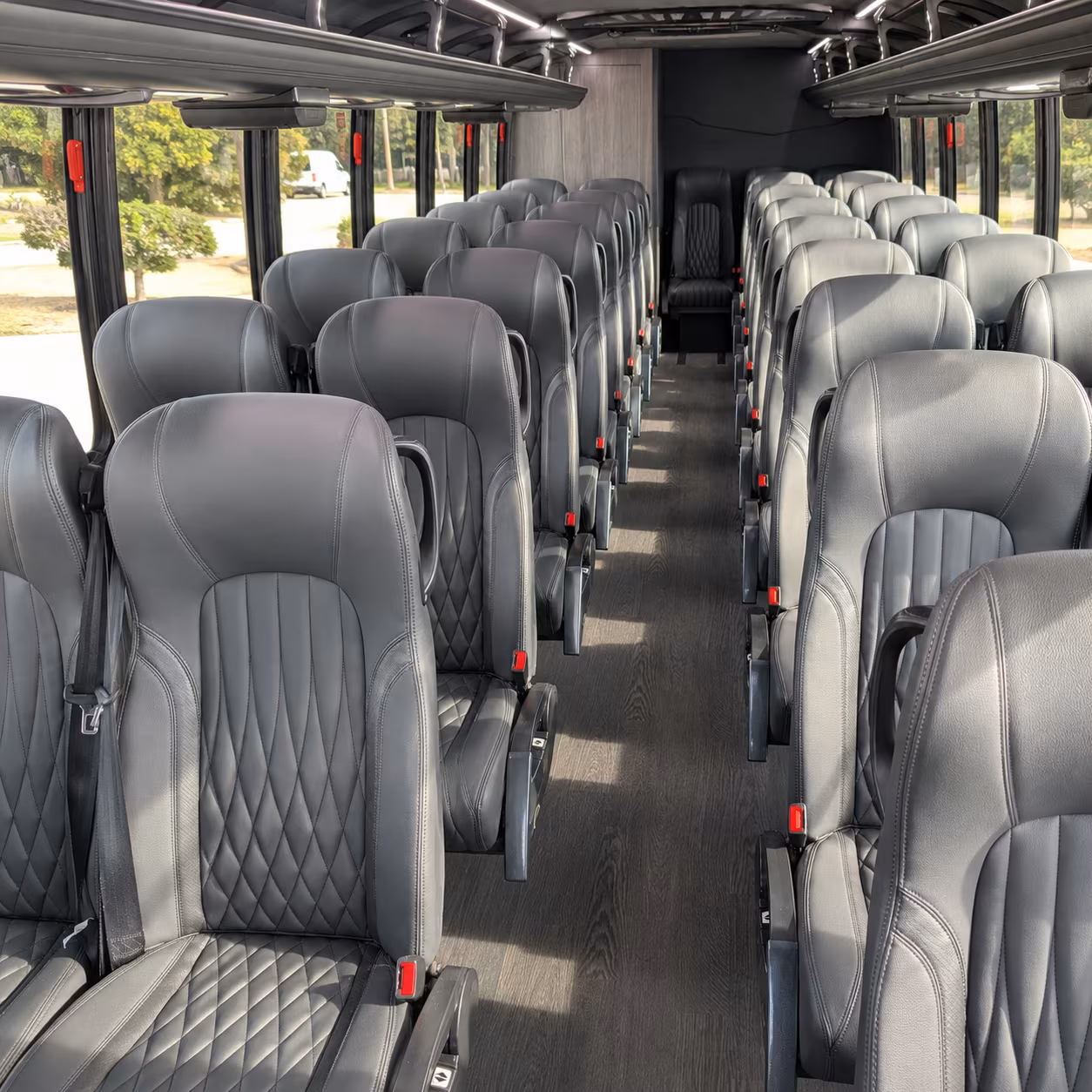 redlands sporting event transportation onboard seating