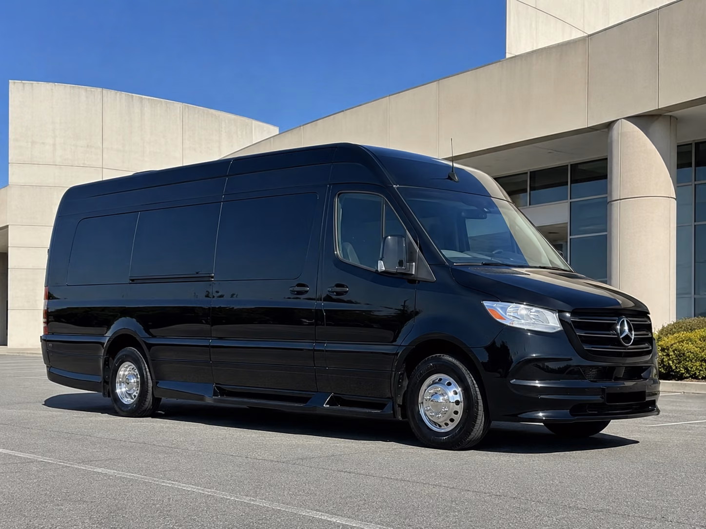redlands sprinter van with driver