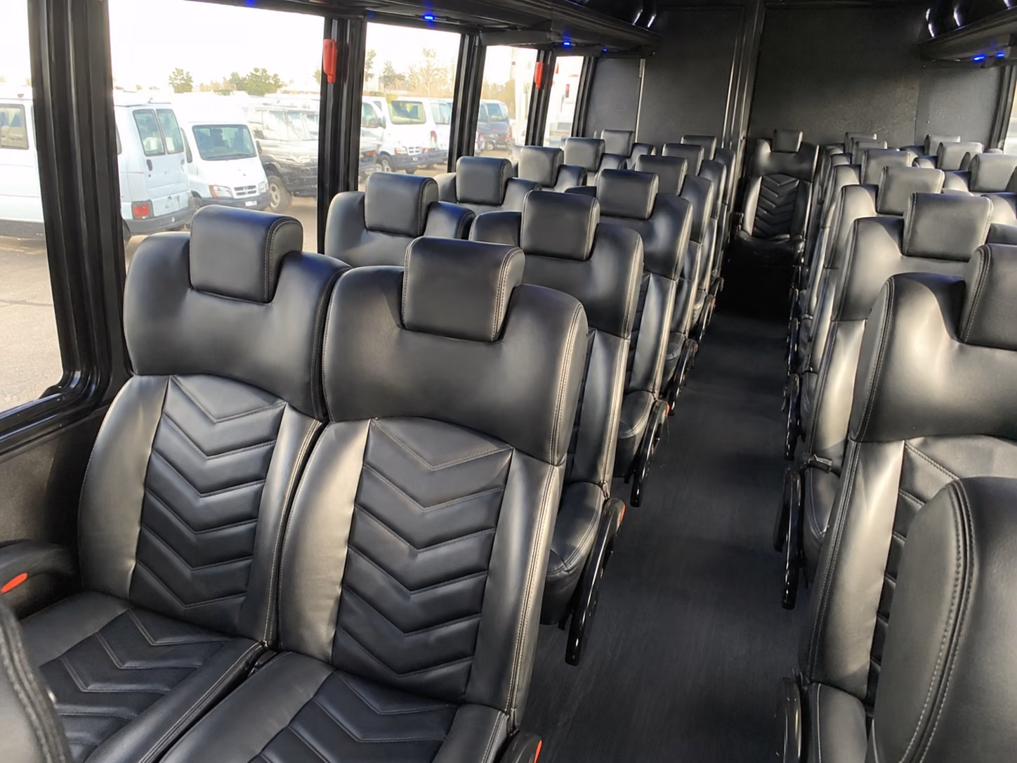 redlands wedding transportation onboard seating